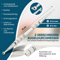 remos Akupressurstift gro&szlig;er Kugeldurchmesser 4.5 mm auch als Nail Art Pen geeignet