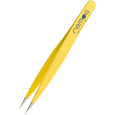 REMOS® Splitterpinzette Edelstahl 9.5 cm gelb