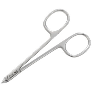 cuticle nipper in scissors shape - stainless - 8.5 cm