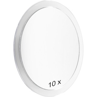 remos Kosmetikspiegel 10-fach vergrößert Ø 23 cm mit Saugnäpfen für idealen Halt auf glatten Oberflächen