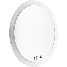 Kosmetikspiegel mit Saugnäpfen 10-fach Ø 23 cm