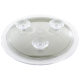 remos makeup mirror with suction cups for makeup, shaving, eyebrow plucking, brushing teeth