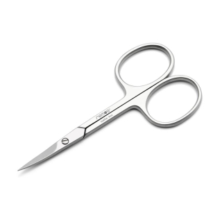 stainless nail and cuticle scissors - Length: 9.5 cm