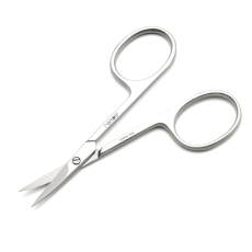 stainless nail and cuticle scissors - Length: 9.5 cm
