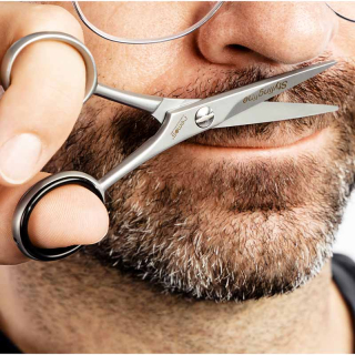 Hair Grooming Beauty Scissors - Cosmetic Cutting Shears for Men, Women -  Trimming Beard, Nose Hair