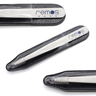 REMOS® Eyebrow Tweezers with round tip stainless steel
