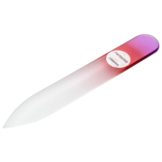 remos Glass Nail File violet-red 8 cm